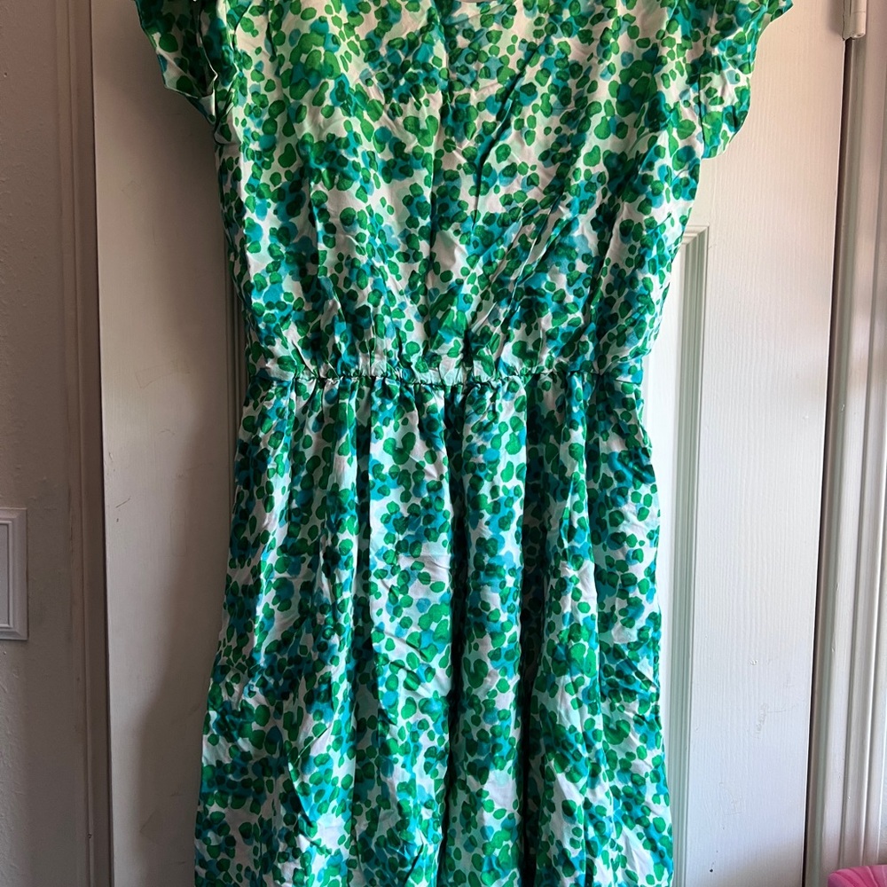 GAP Watercolor Print Mini Dress